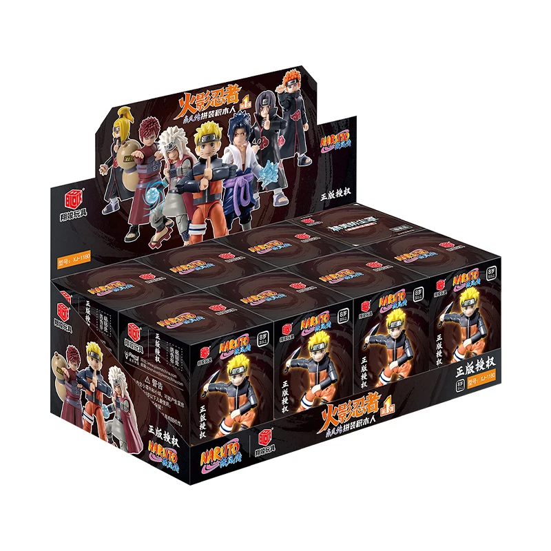 NARUTO Uzumaki Naruto Uzumaki Uchiha Itachi Dolor Gaara Sasuke Jiraiya ‌   Colección de ensamblaje de figuras de acción, modelo de Anime, juguetes, regalos