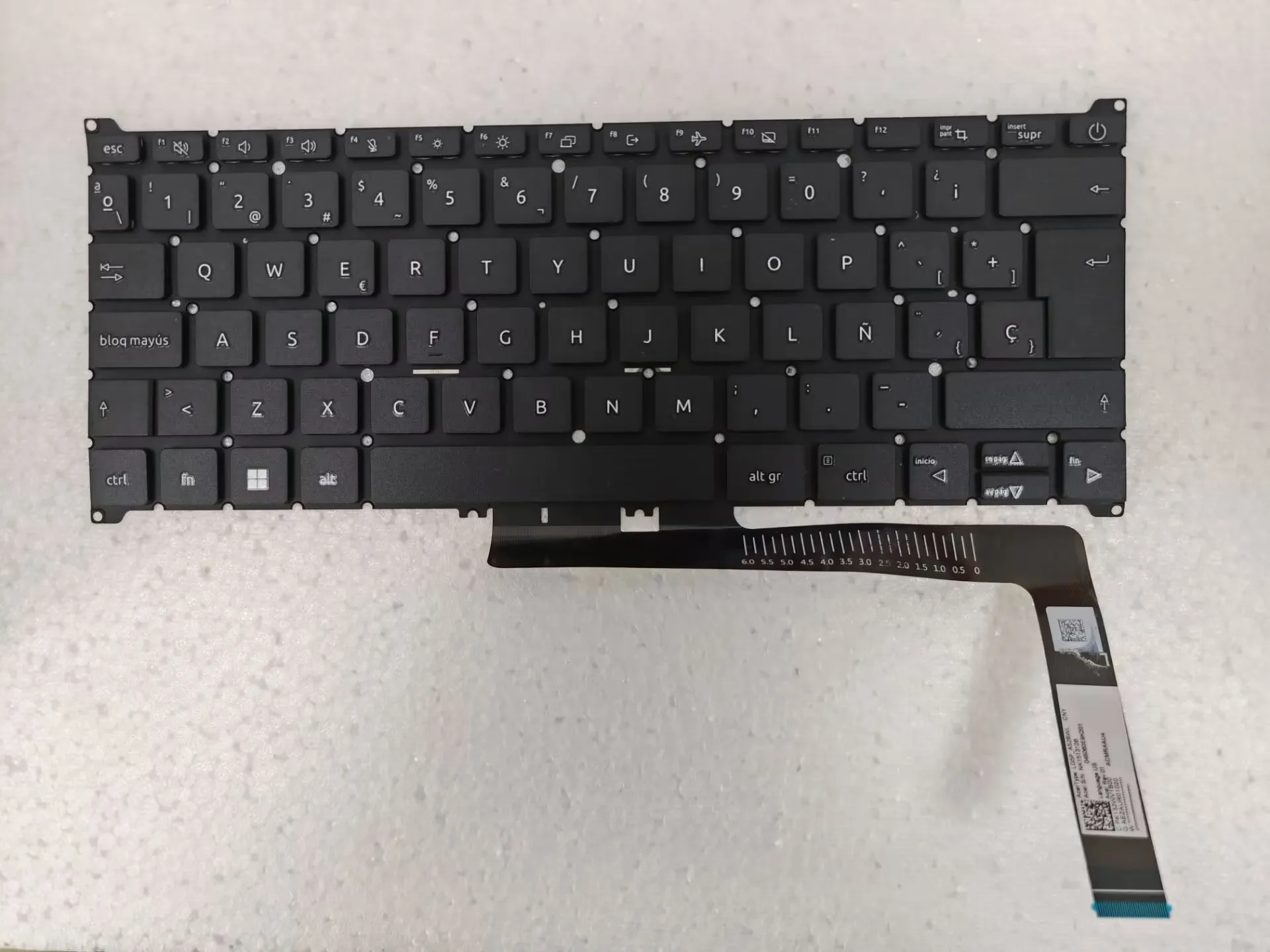 

Испанская клавиатура без подсветки для Acer A514-54 A514-55 A514-56 A515-41 A515-43 A515-44