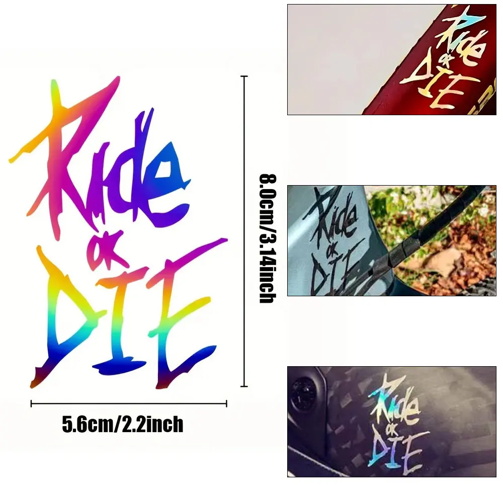 

Наклейки на раму велосипеда "Ride or Die", водонепроницаемые наклейки на верхнюю трубу рамы для MTB, декоративные наклейки для велосипедов и мотоциклов, аксессуары для велоспорта.