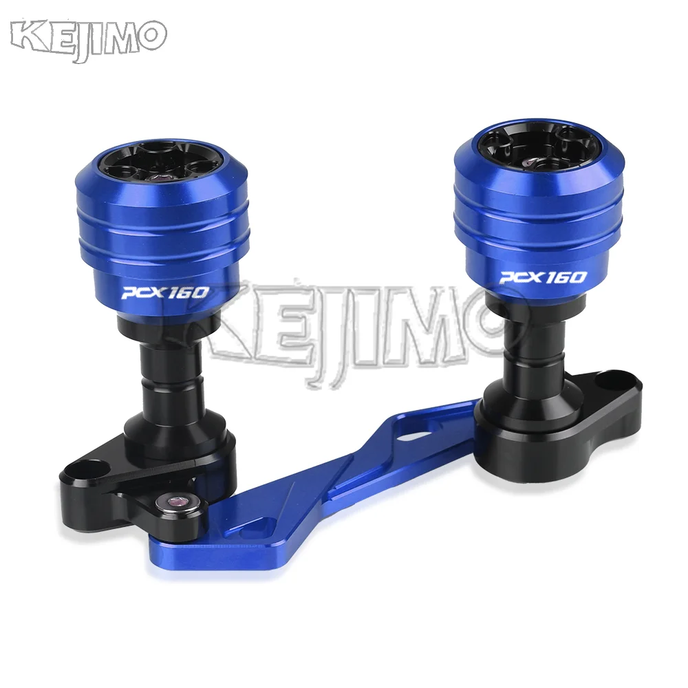 For Honda PCX160 PCX 160 150 Motorcycle Front Fork Wheel Fall Muffler Pipe Frame Protection Frame Slider Anti Crash Protector