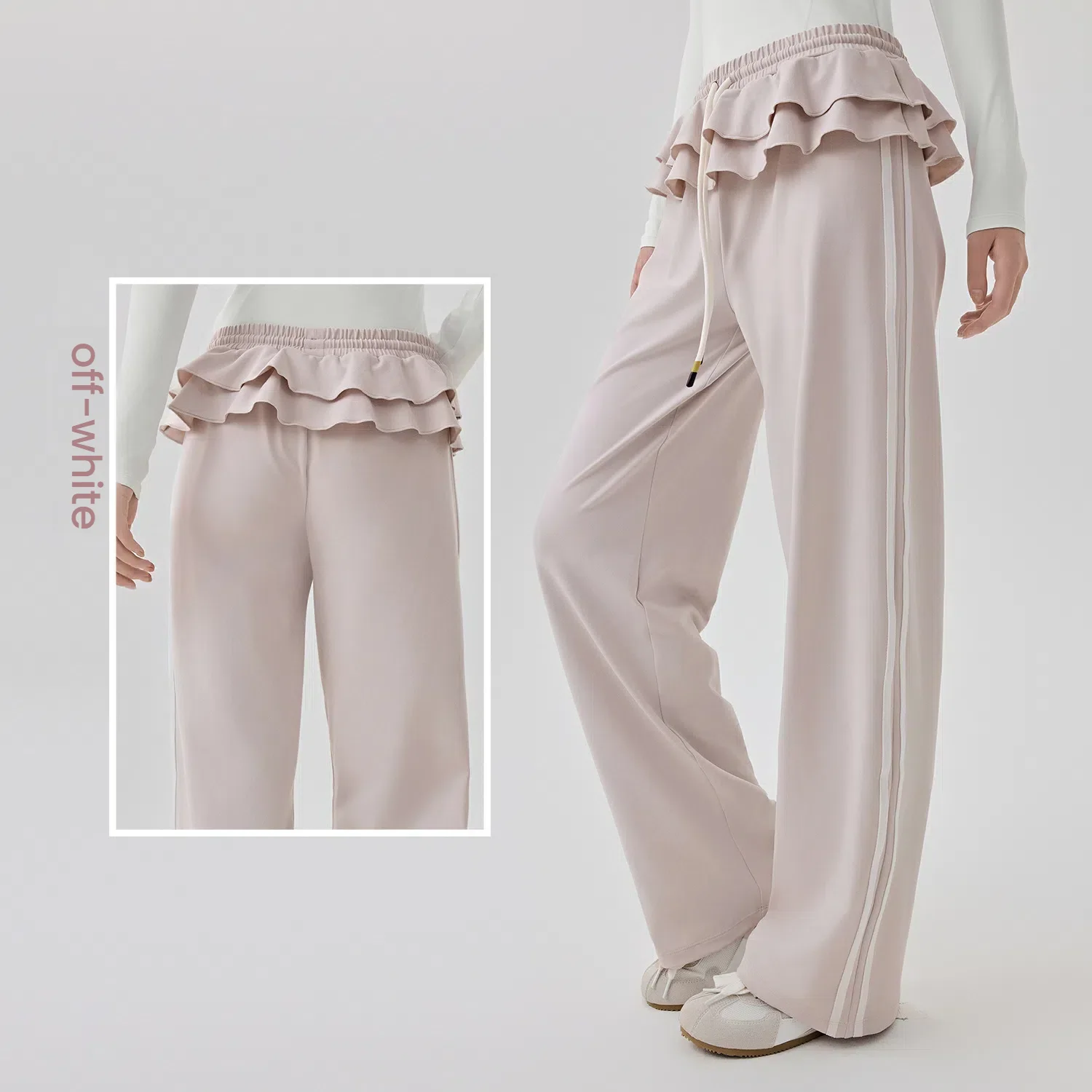Women's Loose Fit Ballet Flare Pants High Waisted Yoga Lounge Wide Leg Trousers Gym Running Casual Skirt pants Woman clothing