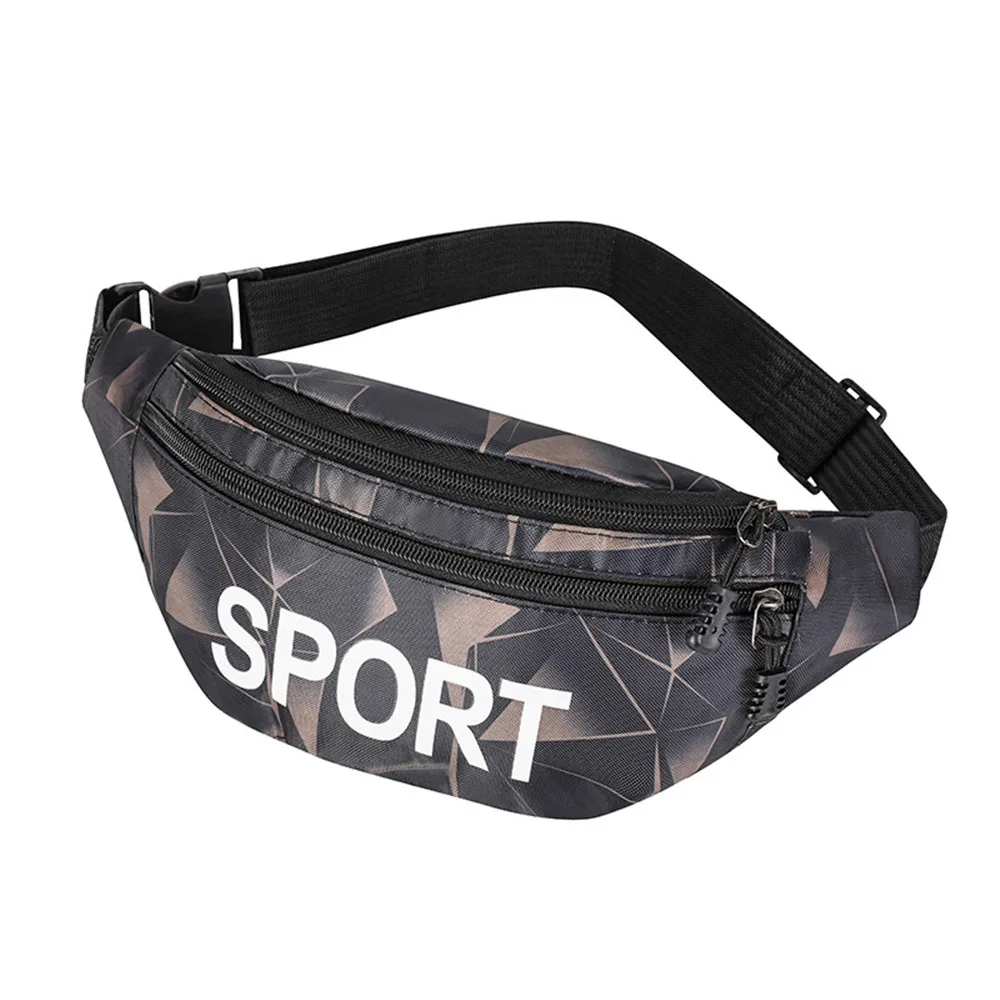 Printed Waist Bag Women Fanny Pack Girls Bum Bag Travel Waist Bags Female Belt Bag Outdoor Sports Mobile Phone Pouch Purse