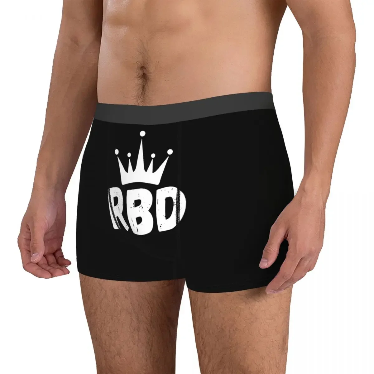 Nieuwigheid Boxer Rbd Mexicaanse Shorts Slipje Mannen Ondergoed Logo Rebelde Polyester Onderbroek Voor Homme