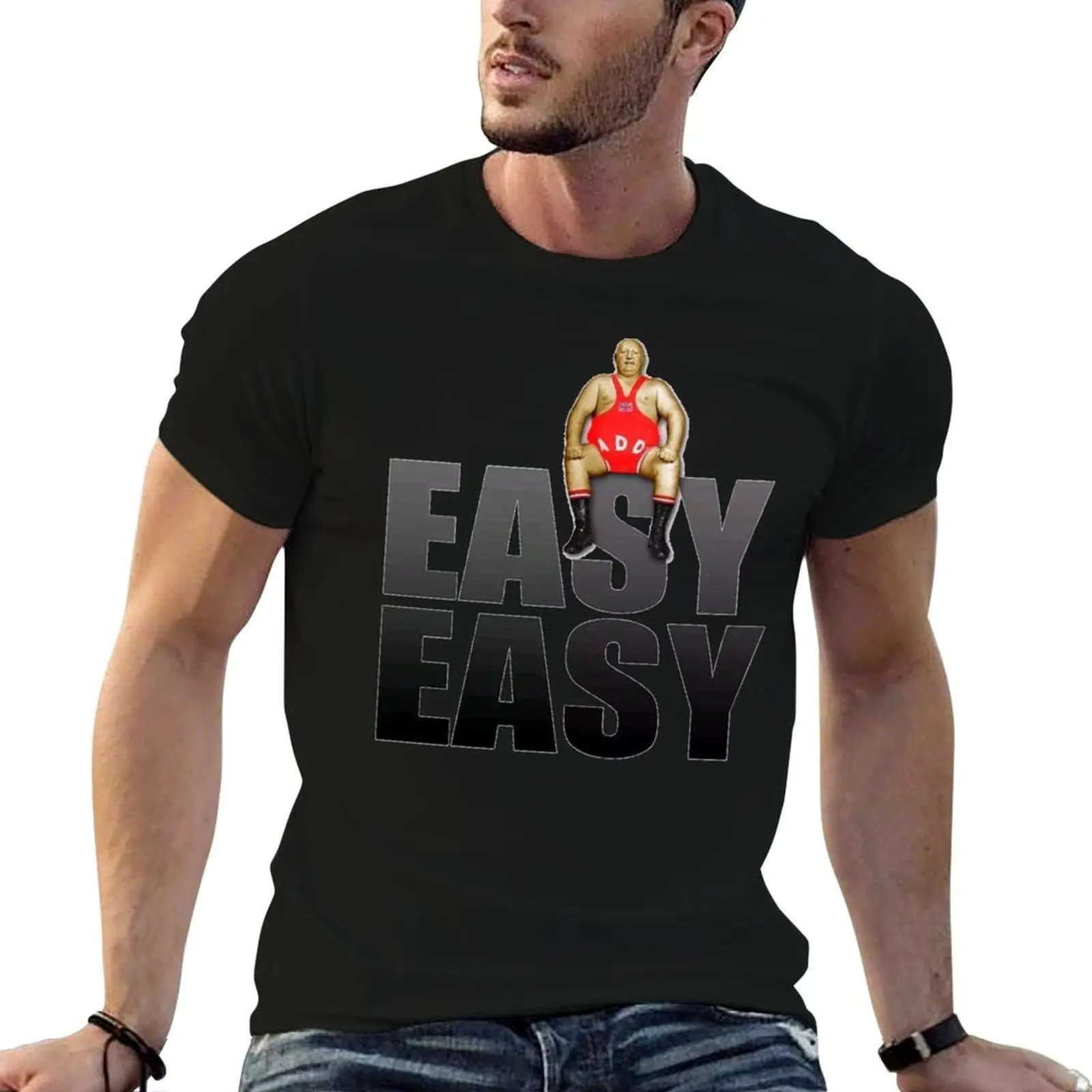 BIG Daddy Easy! Easy! T-Shirt blacks custom shirt blanks men tshirt