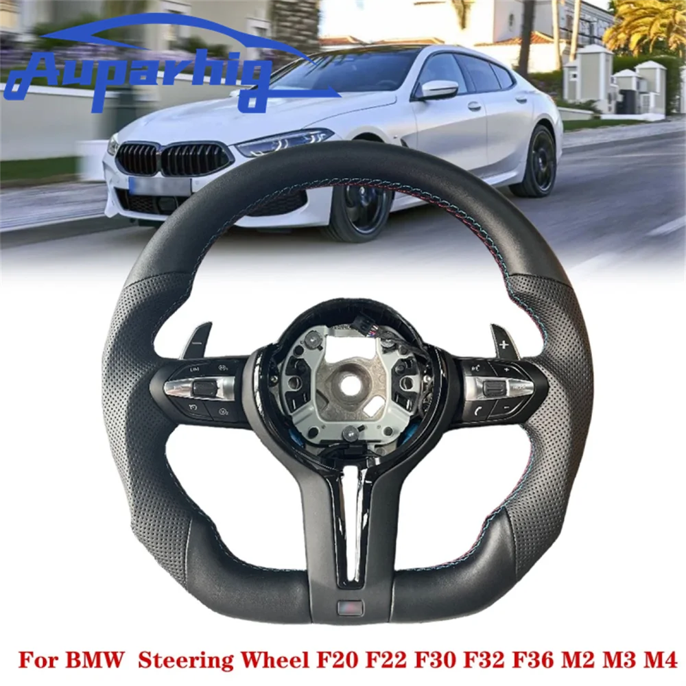 

New Suitable Fits for BMW F20 F30 F32 F80 F22 modified all black warrior steering wheel Sport Steering Whee