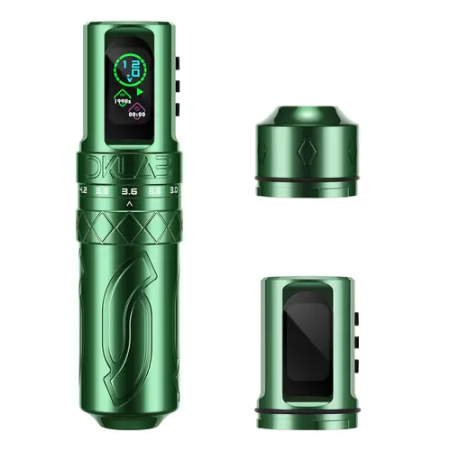 Mizar 무선 문신 기계 펜 키트, 2.7mm에서 4.5mm까지 조정 가능한 스트로크, DKLAB 브랜드의 새로운 디자인 오리지널 문신 펜