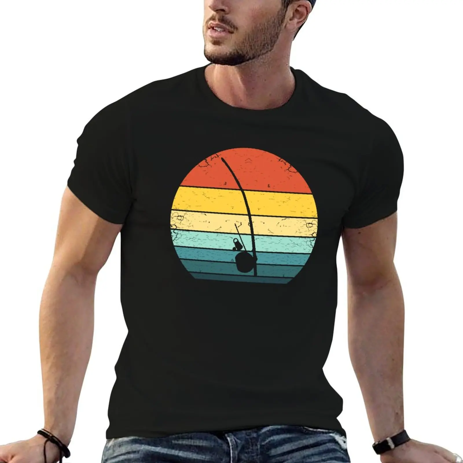 

Berimbau T-Shirt Vintage Instrument Sunset essential t quality shirts shirt 70s brand man luxury high t Capoeira