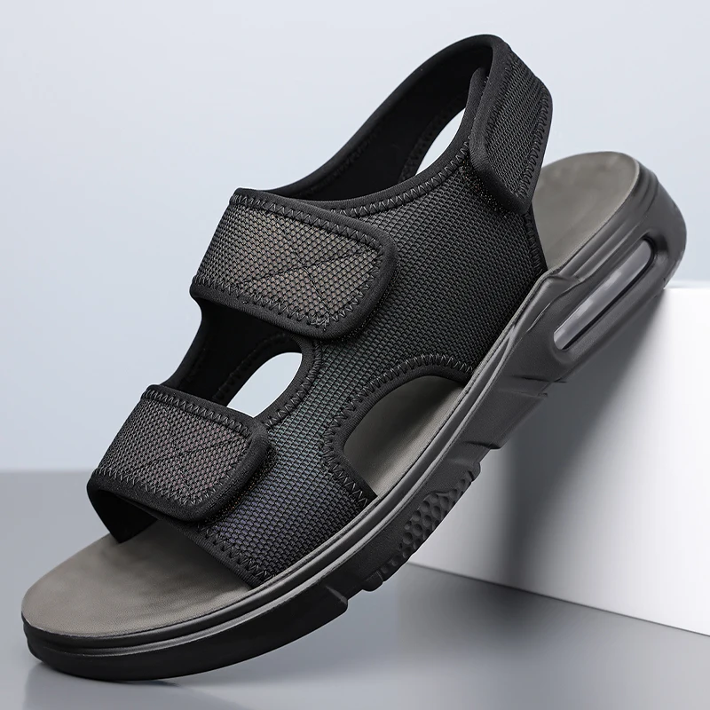 

2025 мужские летние весенние нескользящие водонепроницаемые пляжные тапочки для душа и бассейна с толстой мягкой подошвой для облегчения боли