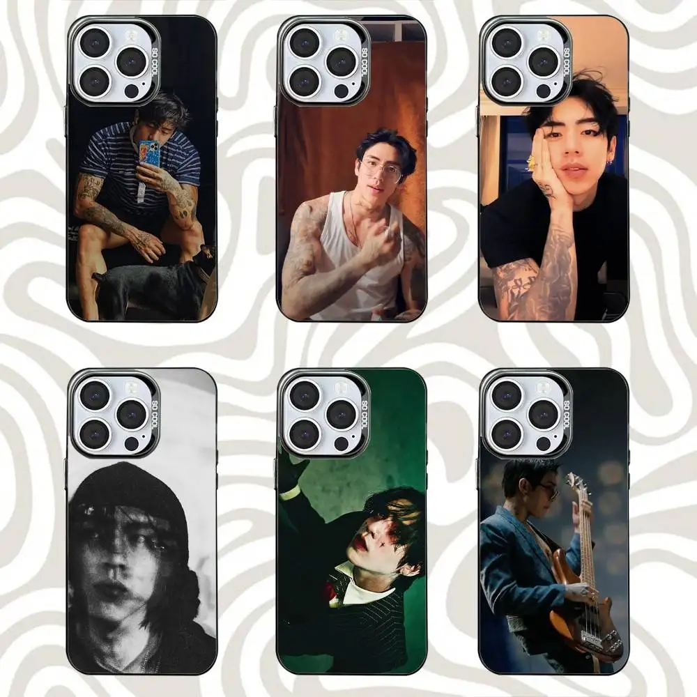 

C-Christian Singer Y-Yu Phone Case For iPhone 16,15,14,13,12,11,Mini,Pro,SE,MAX Black Matte Shockproof Cover
