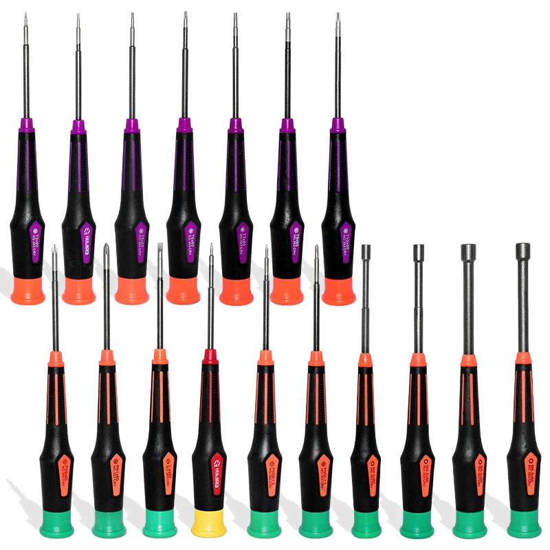 Zestaw precyzyjnych wkrętaków magnetycznych Hi-Spec do napraw elektrycznych Wkrętaki HEX i Torx w zestawie profesjonalny zestaw narzędzi