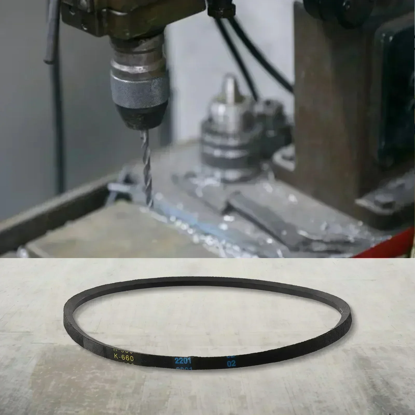 Triangle Belt Driving Belt Rubber Versatile 1 Pc 66cm Easy Installation Efficient For Drill Machines K660 V Belt