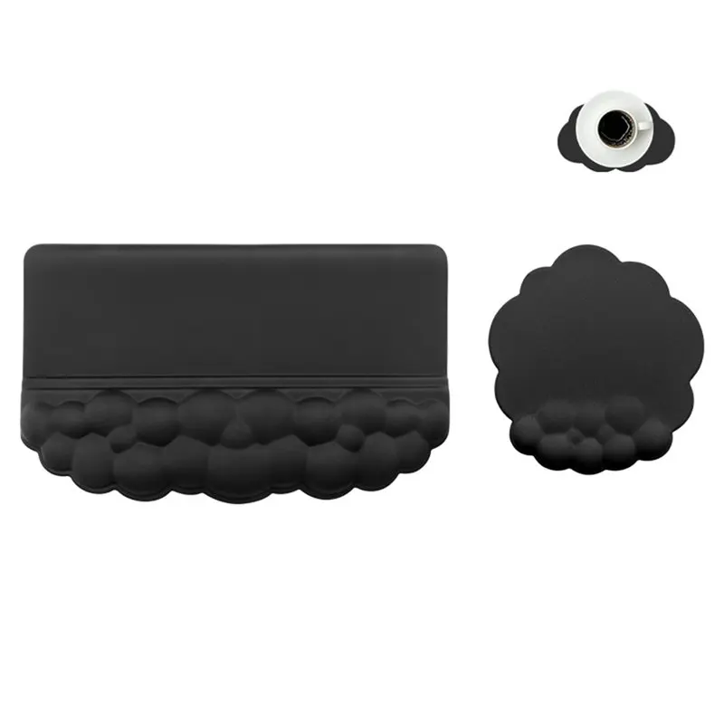 Super Deal -Cloud Wrist Rest Set Ergonomic 3-Piece-Comfortable Support For Keyboard And Mouse