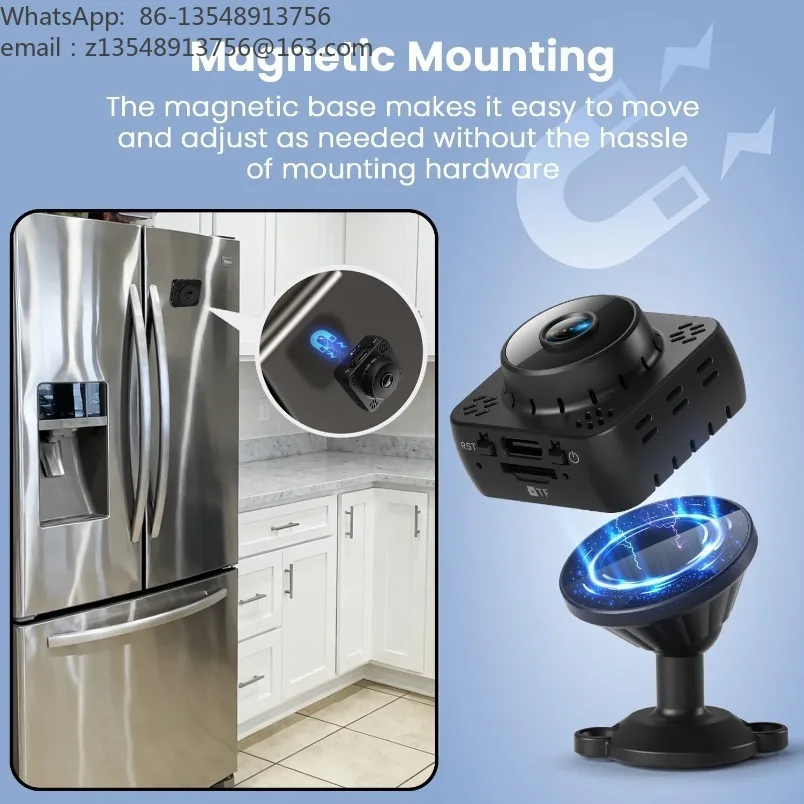 Wireless WiFi Home Security Surveillance Camera HD Infrared Night Vision Human Motion Detection Indoor Monitoring IP Camera