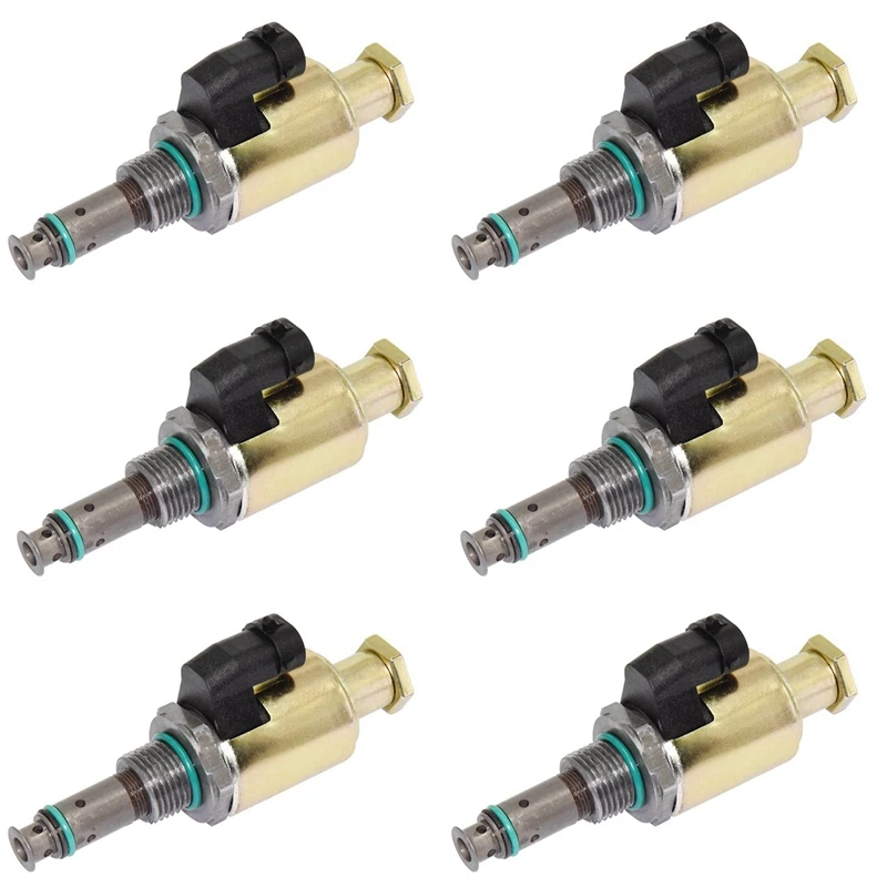 

6X ICP IPR Valve For Ford 7.3L F81Z9C968AB Pressure Control Regulator Sensor Valve F81Z9C968AA