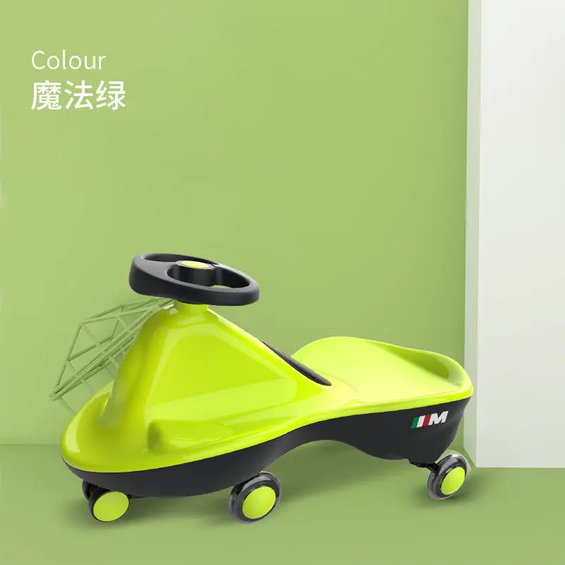 Baby shiny children's swing car 1-4 years old children's twist car universal wheel boys and girls scooter anti-rollover tricycle