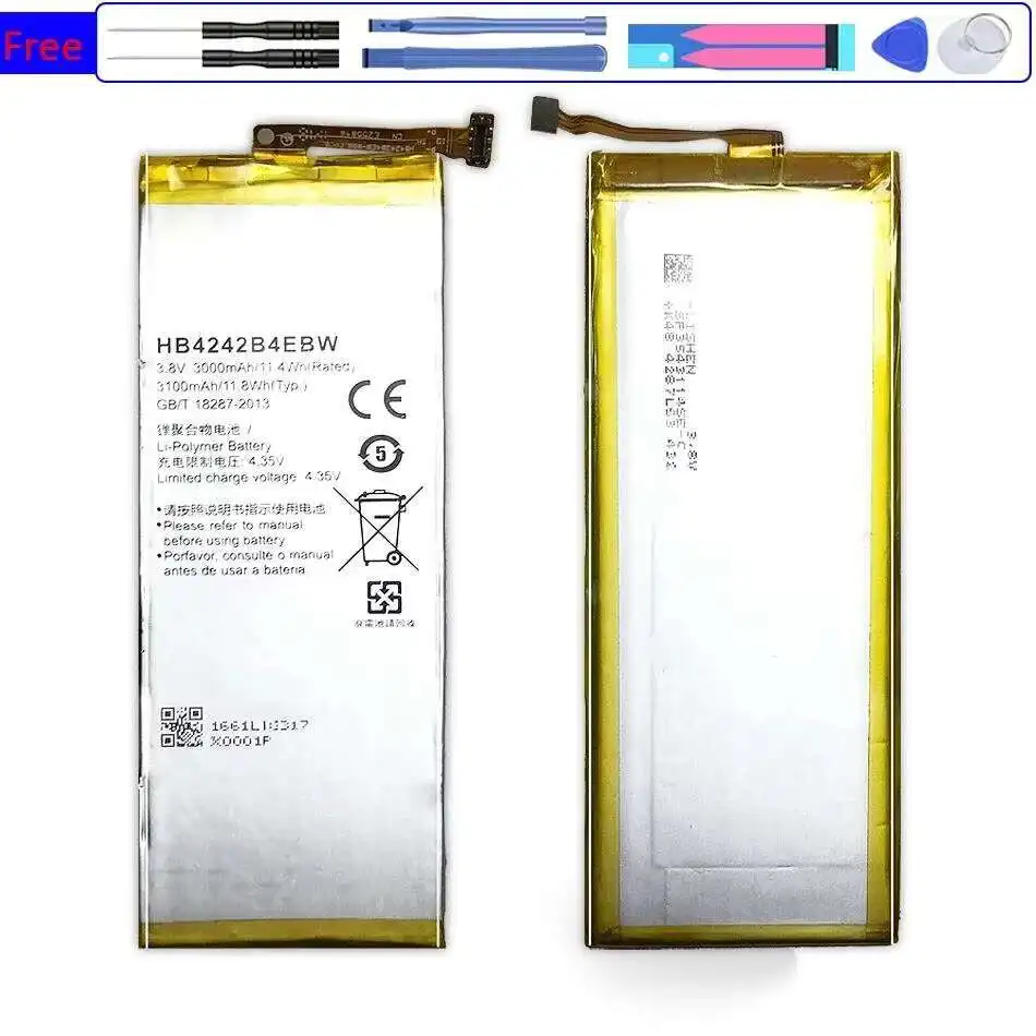 

Аккумулятор мобильного телефона HB4242B4EBW 3100 мАч для Huawei Honor 4X 6 7i che2-l11 H60-L01 H60-L02 H60-L11 H60-L04
