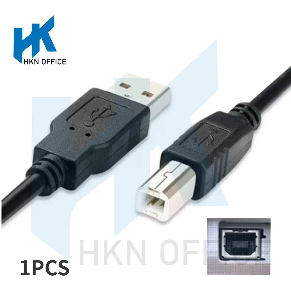 Kabel męski USB 2.0 A do B do kabla Canon Brother Samsung Hp Epson przewód drukarki 1m 1.5m