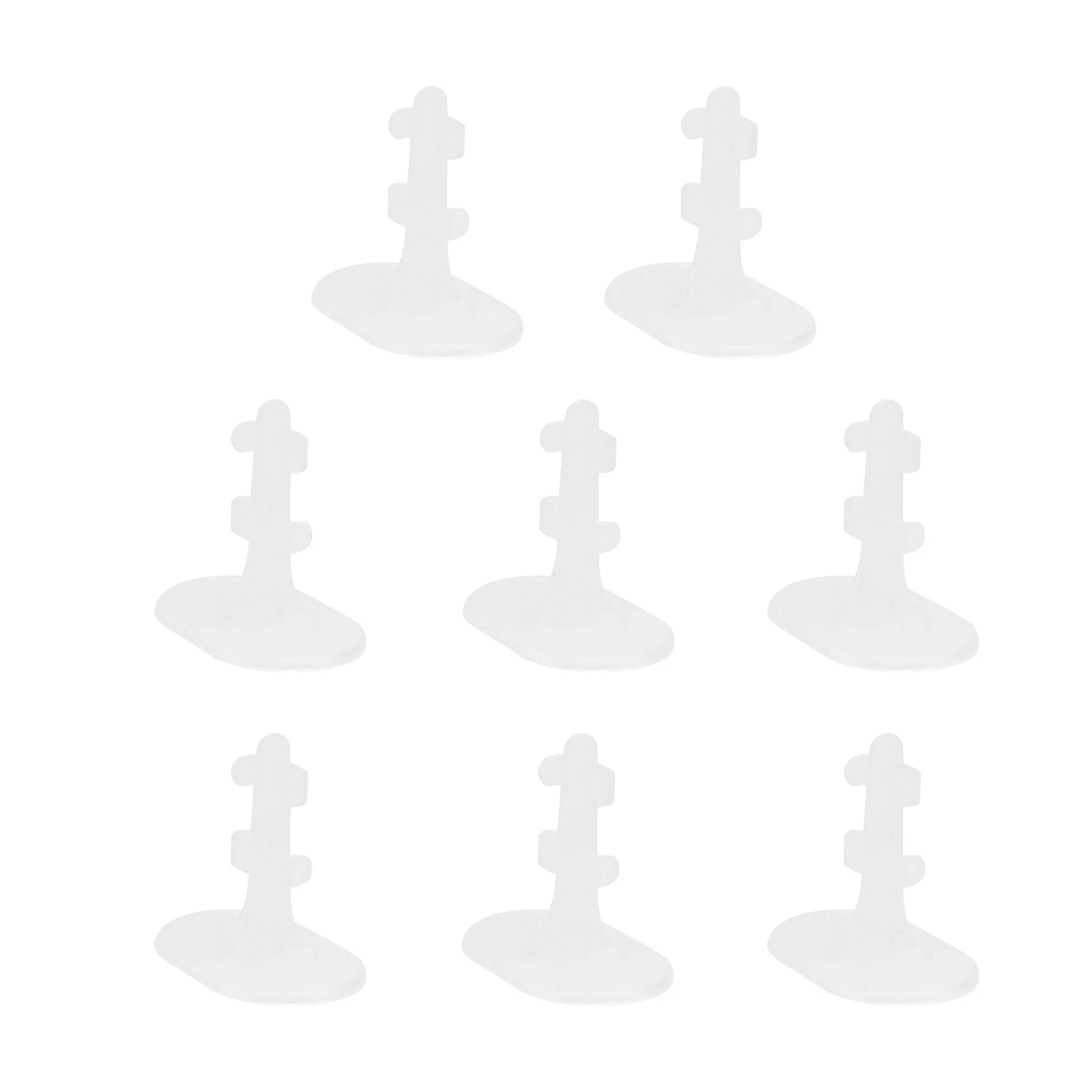 8 Pcs Clothing Display Dolls Foot Support Clothes Hanging Rack Holder Hanger Baby Mini Dress