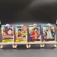 DIY ONE PIECE Collection Cards Number card Monkey D. Luffy Shanks Ace High Quality Self Made Game Anime Cards Gift Toy