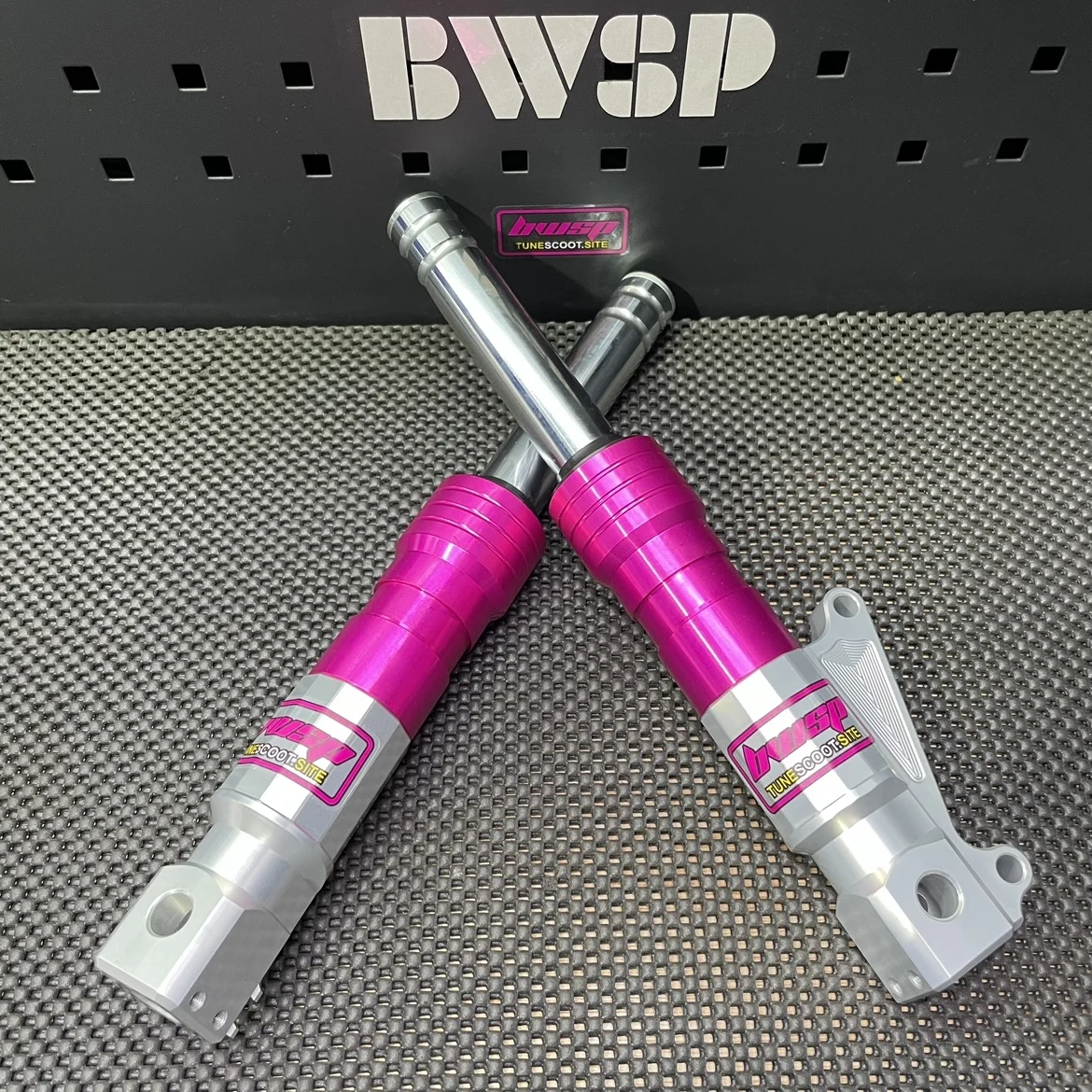 Front Forks 310mm For DIO50 RUCKUS Low Down Version CNC Billet BWSP