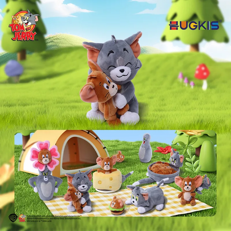 

Кошка и мышь Happy Enemy, плюшевая слепая коробка, кукла Tom Cat, милая модная игровая кукла, настольная коллекция, орнамент, подарок на день рождения