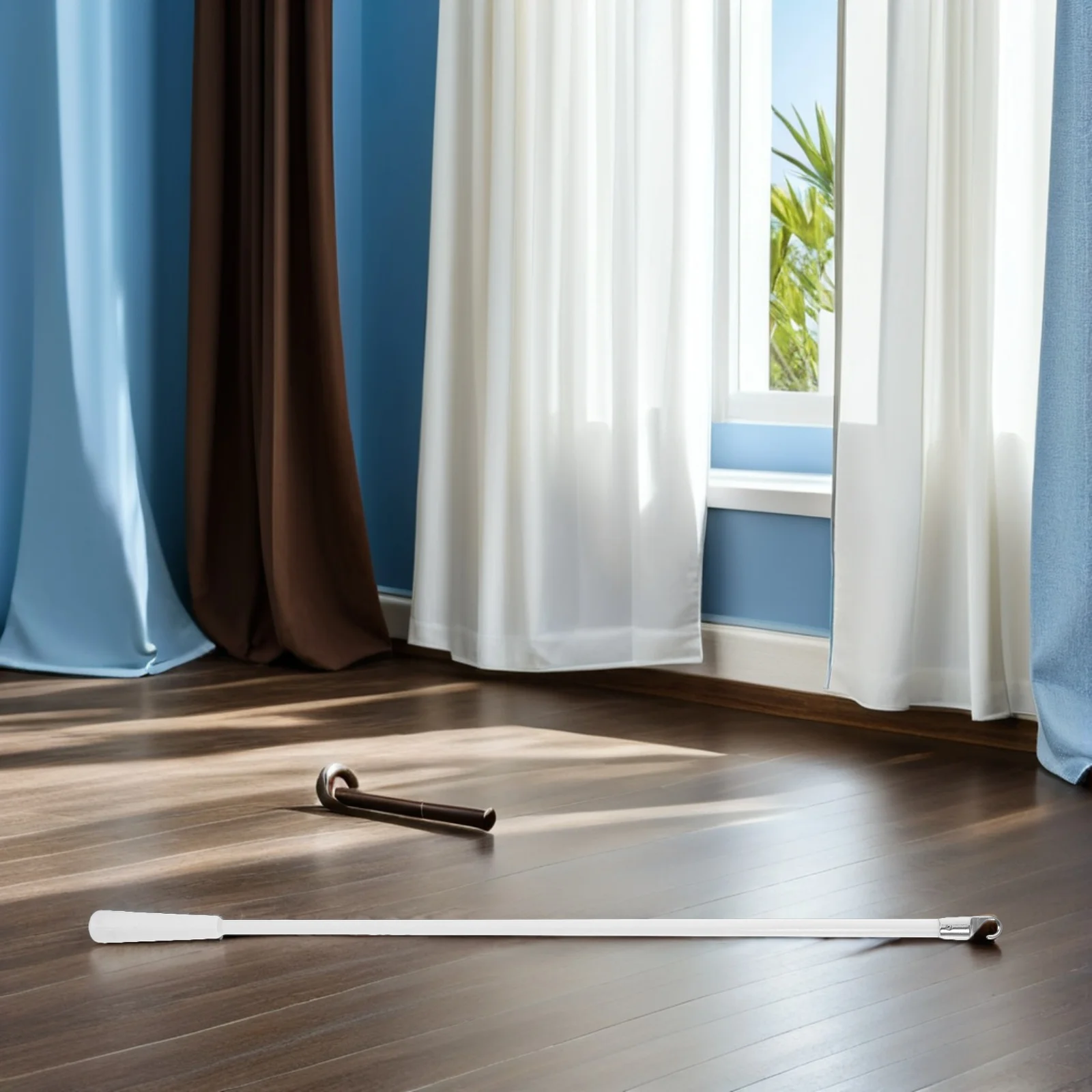 

3Pcs Blinds Wand Replacement Heavy Duty Fiberglass Tilt Wand for Vertical Blinds Easy Install Pull Rod for Drapery Light Control