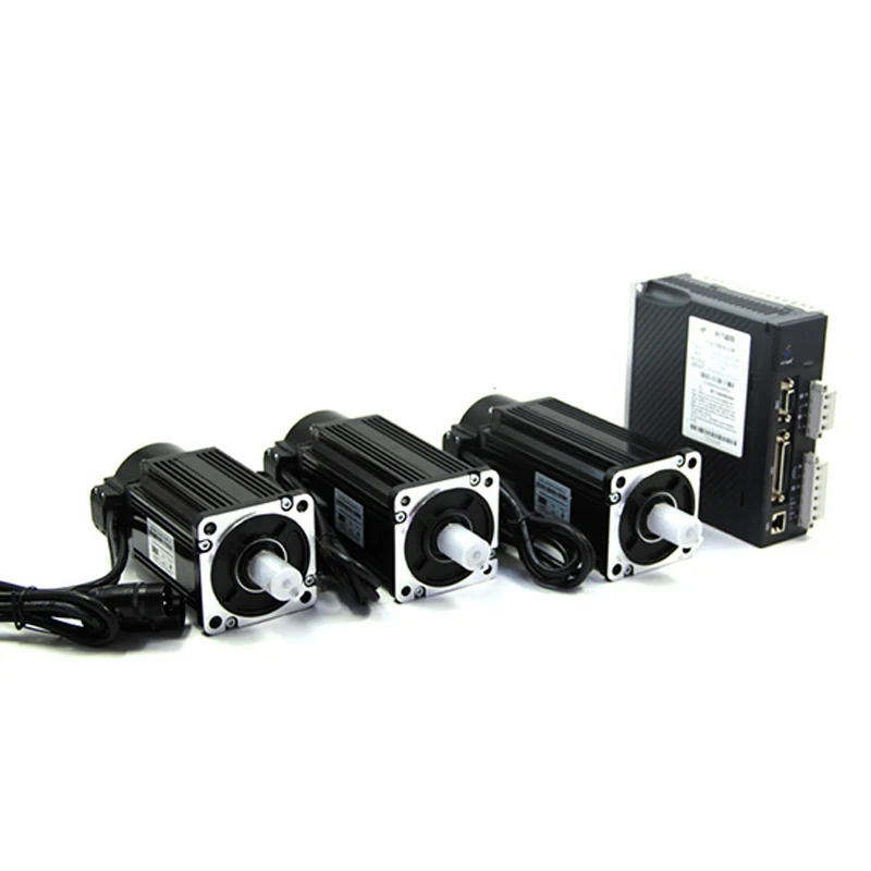 XmsjPrezzo di fabbrica Servomotore AC ad alta precisione con azionamento 750w 1KW Kit 3000RPM 3Nm 3A per fresatrice di controllo CNC