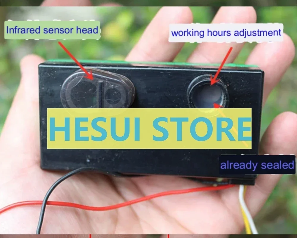 Infrared induction delay switch with motor faucet delay 1-10 seconds adjustable