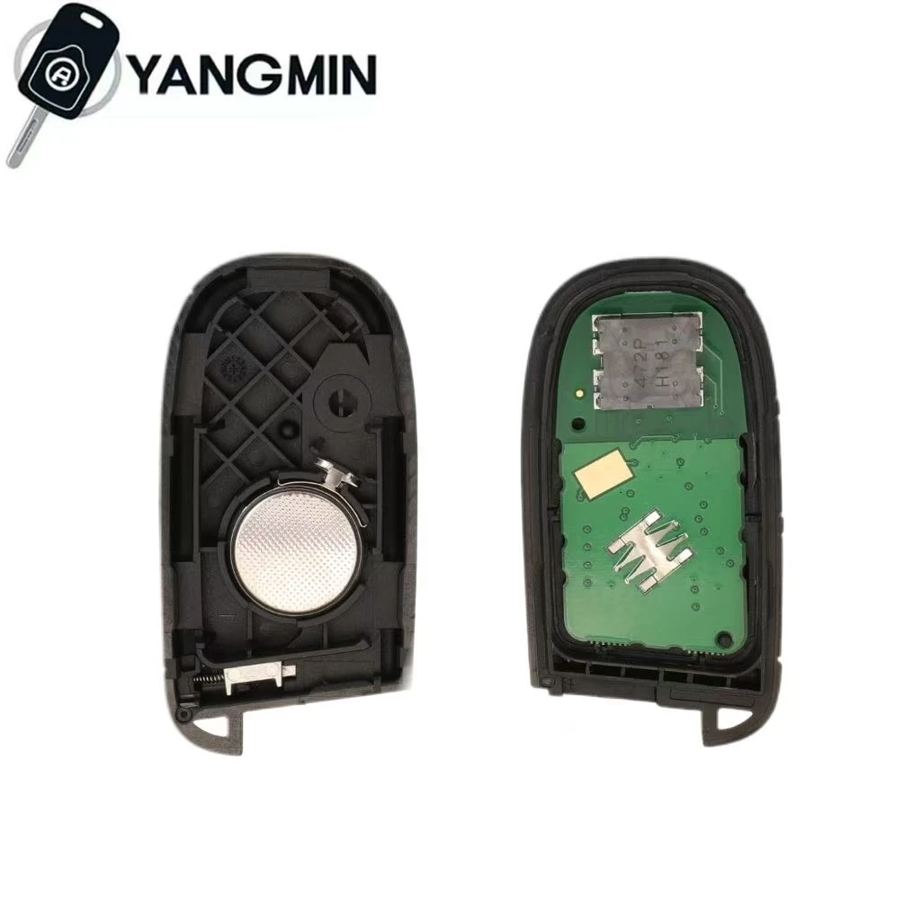 يانجمين ما بعد البيع مفتاح بعيد ذكي بدون مفتاح لسيارة جيب رينيجيد كومباس C-CUV Trailhawk SIP22 M3N-40821302 68250335AB 433mhz 4A #2