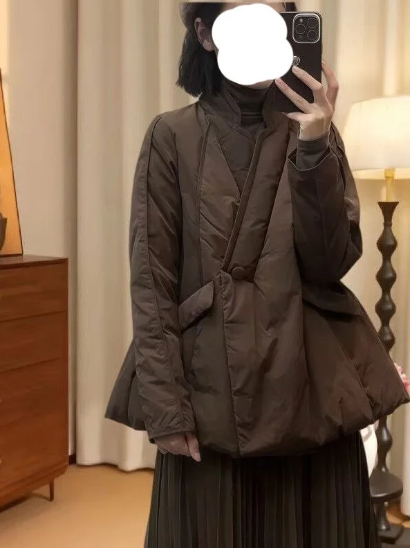 

Плюс размер стеганый Jaet Sli теплый женский модный ретро художественный новый китайский Sle национальный тренд зимняя верхняя одежда пальто