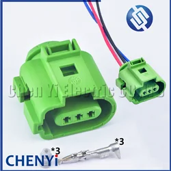 3 Pin Automotive waterproof connector Camshaft knock fuel pressure sensor Wire harness Plug 8E0 973 703B 8E0973703B 8E0973703