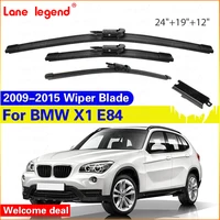 Escobillas de limpiaparabrisas de coche para BMW X1 E84 juego de ventana delantera trasera 2009 2010 2011 2012 2013 2014 2015 24 ""19"" 12""