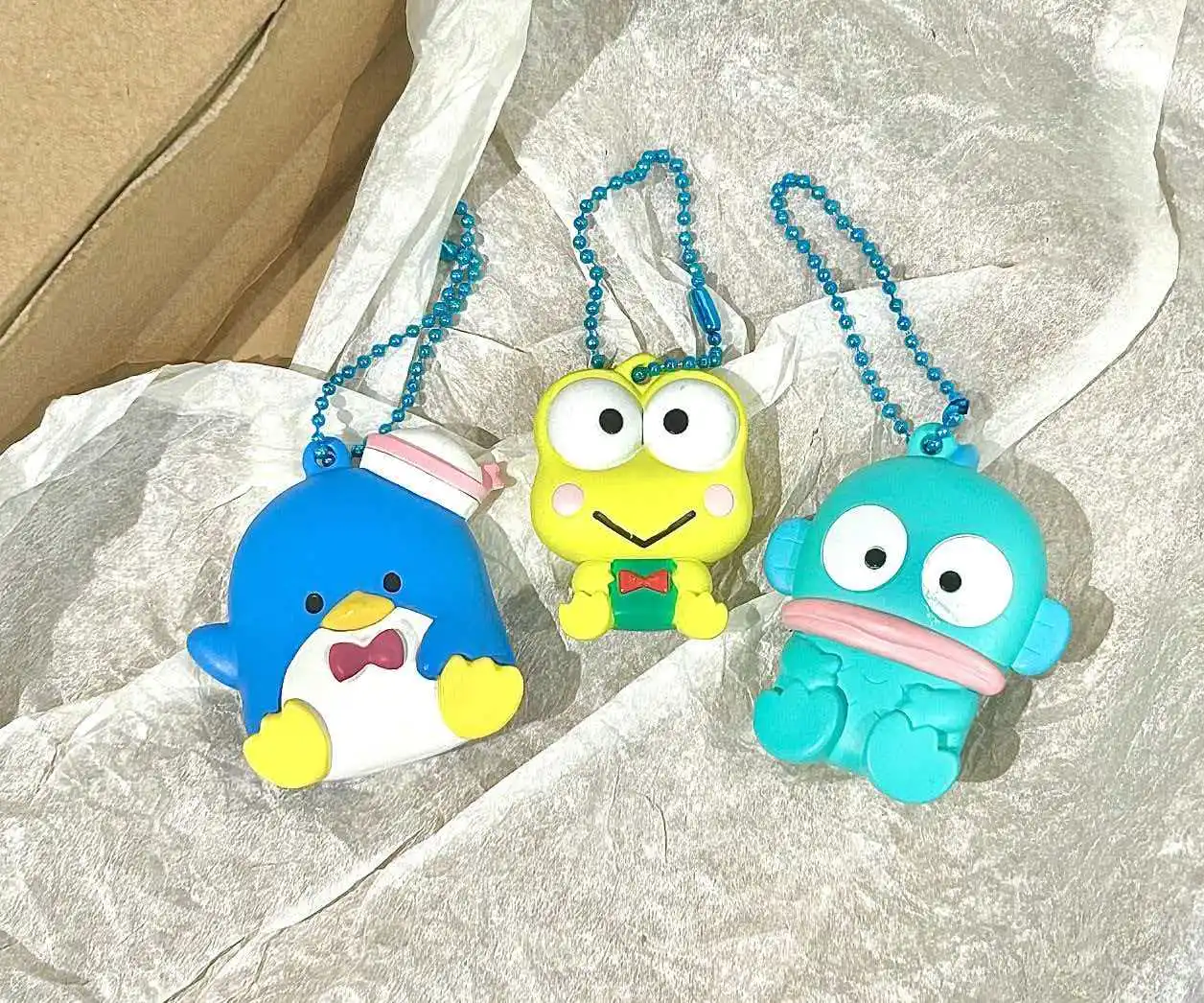 

In Stock Ugly Fish Keychain Blind Box Cute Anime Figure Backpack Pendant Keychain Cartoon Bag Hanging Decor Fans Festival Gift