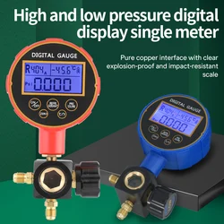 HOWHI ZK-660L/H Digital Display Electronic LCD Air Conditioner Refrigerant Pressure Gauge Set