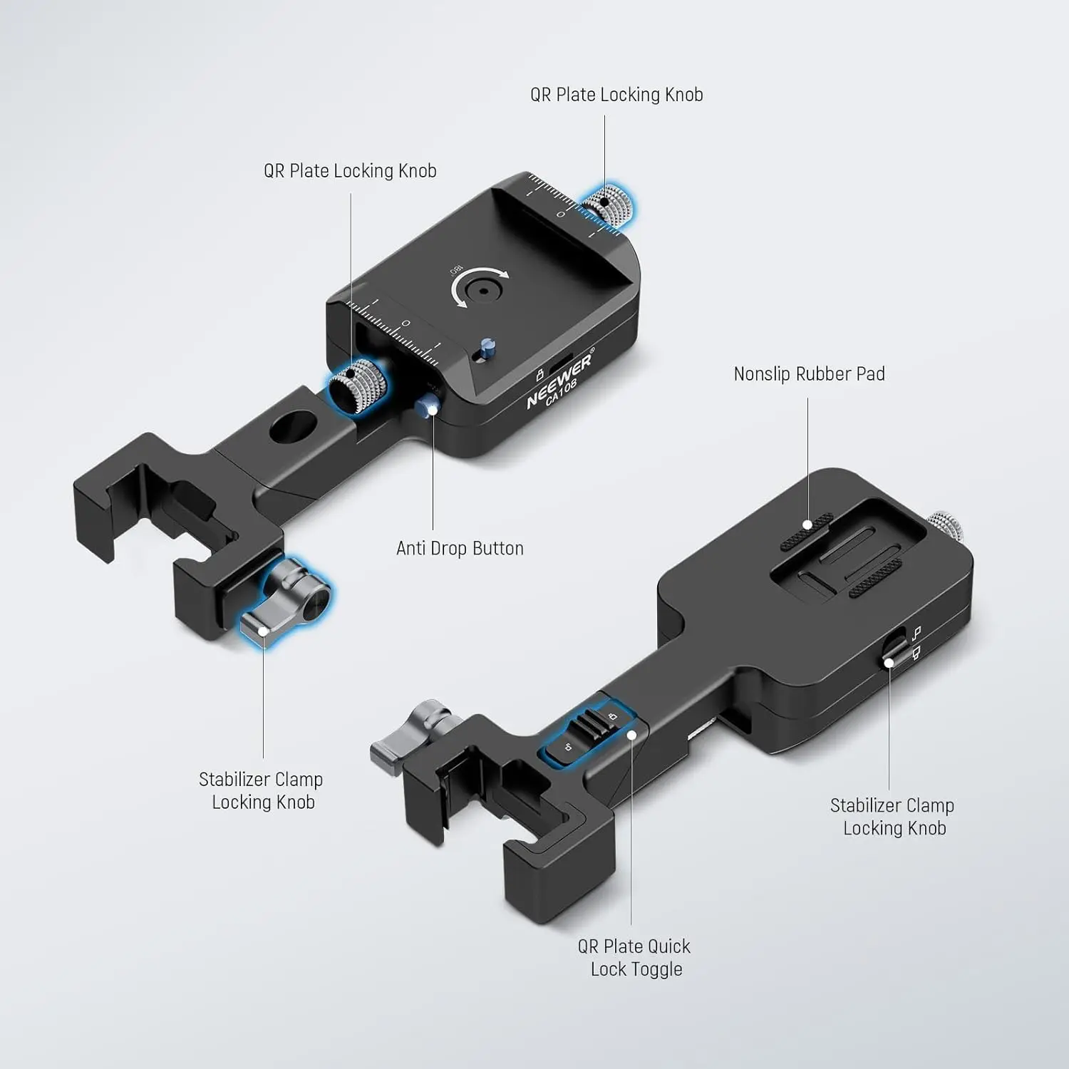 Camera Vertical Plate for DJI Ronin RS3 RS2 RS4 RS3 Pro Gimbals Stabilizers, RS3 Vertical Camera Mounting Quick Release Bracket