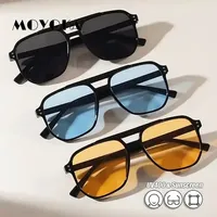 Retro Pilot Sunglasses UV400 Shade Men Women Driving Glasses Square Fashion Hip Pop Punk Style Outdoor Sports Aviator Eyewear