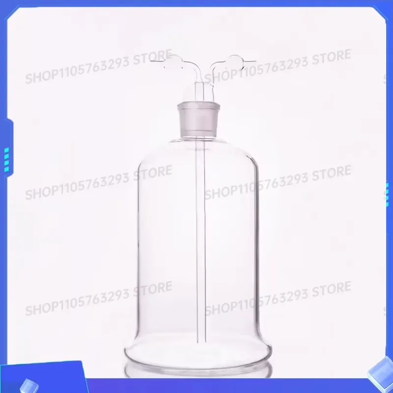 for FAPE Gas Bottle Washing With Aeration Stone 10ml to 20000ml Lab Glass Straight Tube Washing Cylinder 25ml 50ml 100ml