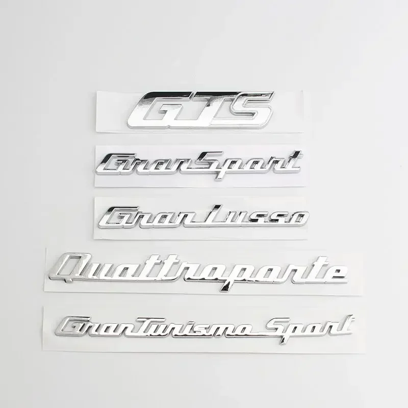 Автомобильный задний багажник буквы логотип эмблема значок наклейки для Maserati Gransport Granlusso Quattroporte GTS граниспорт