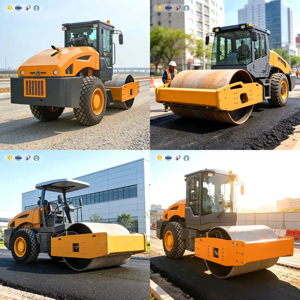 

Heavy Vibratory Double Drum Roller 16 Ton High Efficiency Road Roller with Engine & Pump for Infrastructure