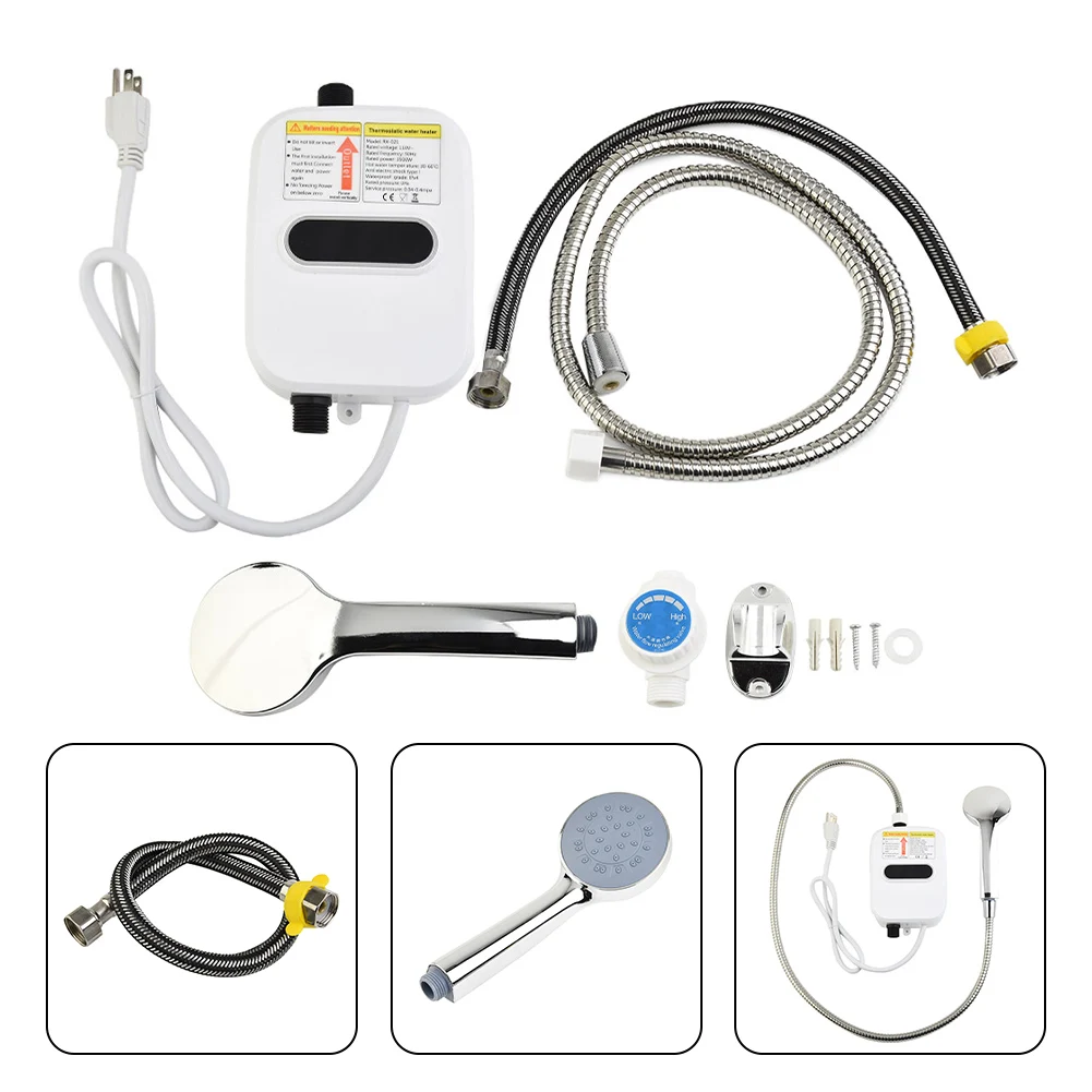 

Электрический водонагреватель с быстрым нагревом под краном для раковины, защита от утечек, защита от сухого огня, подходит для кухни или ванной комнаты