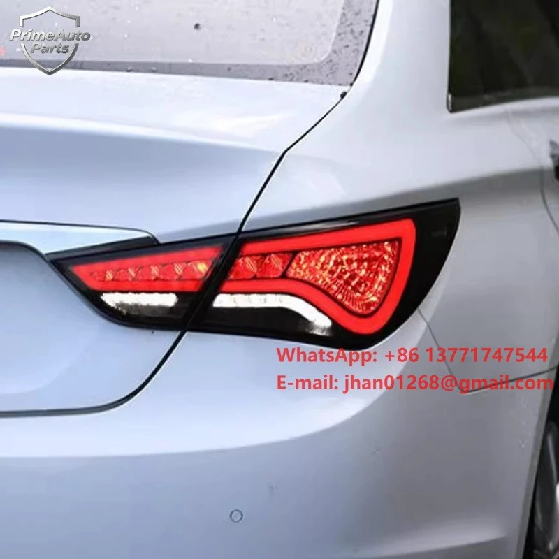 Suo Ba LED Flowing Tail Light Assembly for 11-15 Models Sonata Eighth Generation Korean Version LED Running Brake Light 12V New