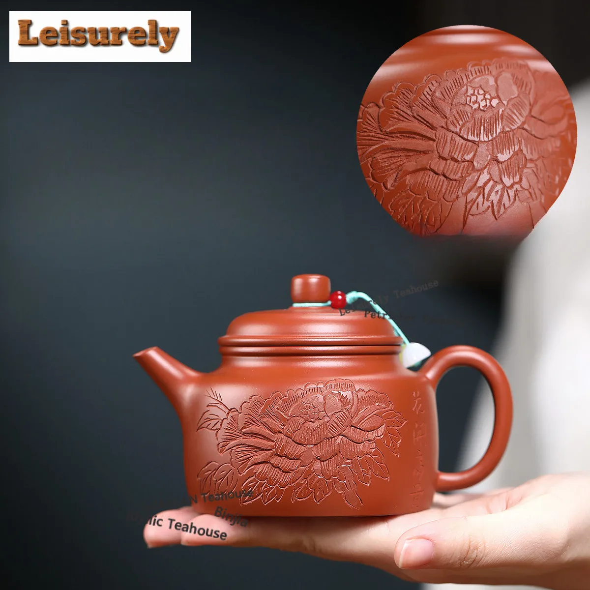 

250ml Authentic Yixing Purple Clay Teapots Famous Master Handmade De Zhong Pot Raw Ore Zhu Mud Kettle Zisha Tea Set Supplies