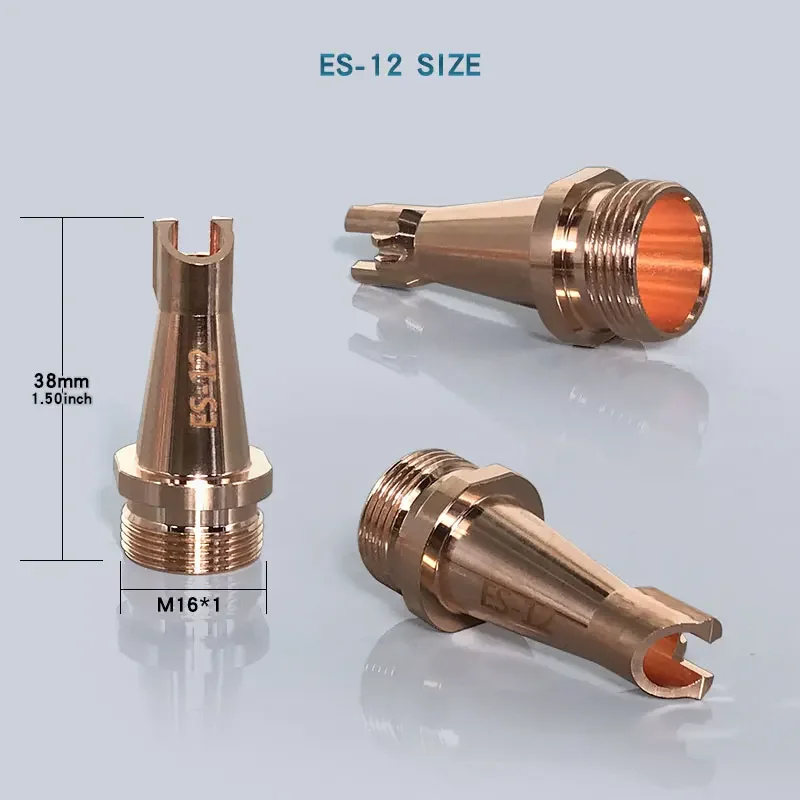 M16 Fiberlaser Lasersysteem Koperdraadtoevoermondstuk AS-12 BS-16, 1 Set Reserveonderdelen voor SUP23T HW980 4-in-1 Laserlaskop