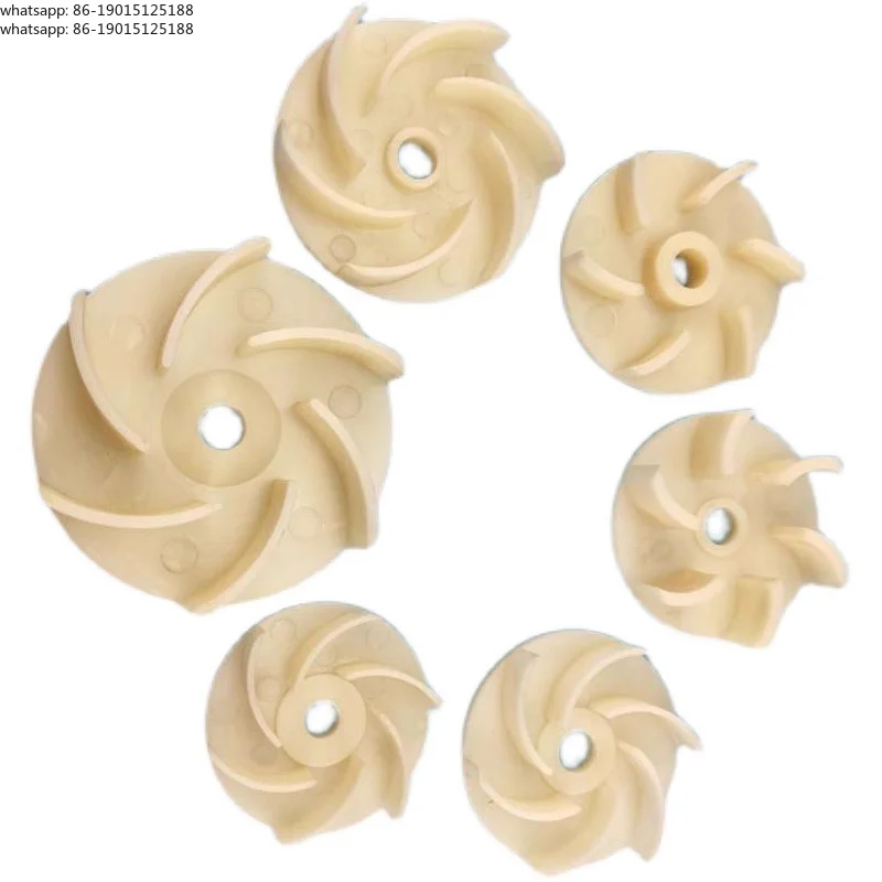 Machine Tool Coolant Pump Impeller 40W/90W/120W/125W/250W Aluminum & Plastic Blades for Oil/Water Circulation