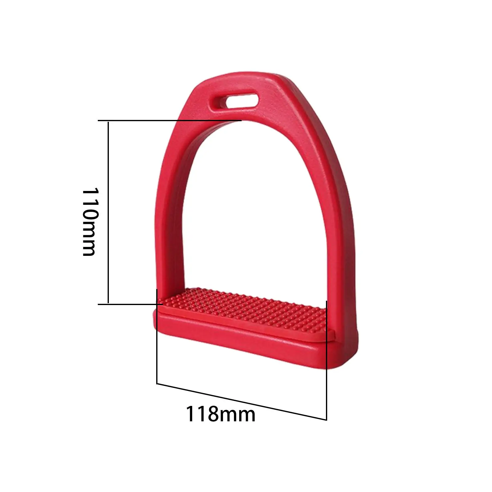 2 шт. стремена для верховой езды, высокопрочная нескользящая резиновая накладка, для конного спорта