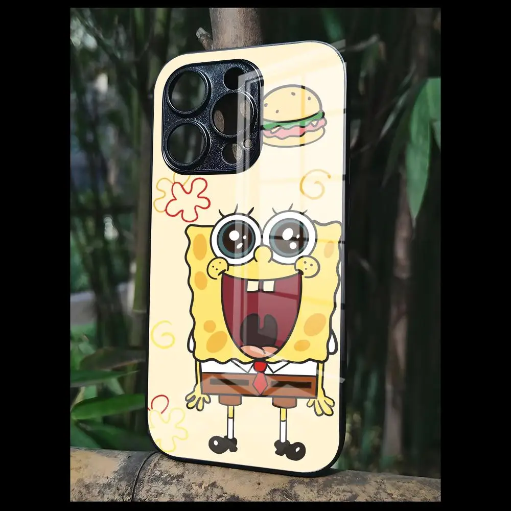 Spongebobs Phone Case For OPPO A 55 54 One Plus 8T 92s A93s A94 95 8 9 7 Pro FindX3 X5PRO RENO4 RENO7 Reno4se 5F 6Z Glass Cover