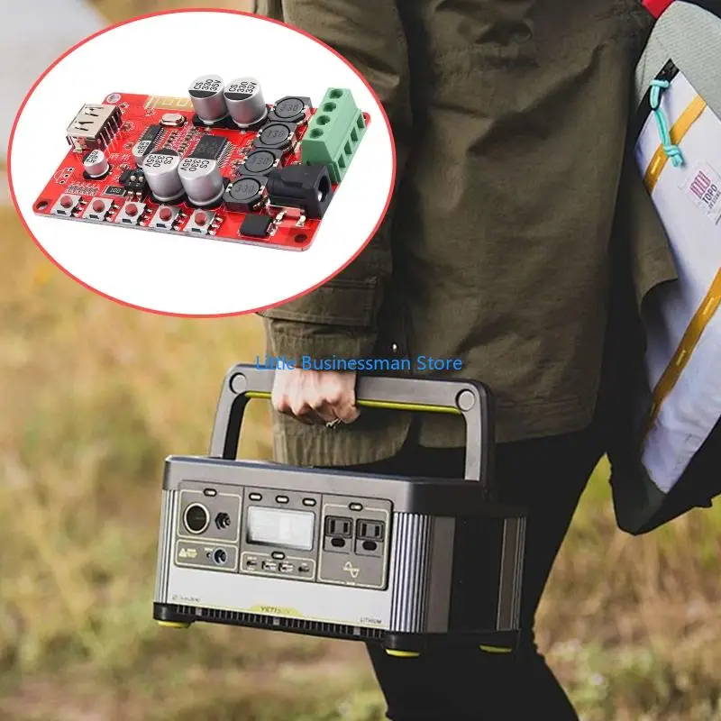 Bluetooth-kompatibles Stereo-Verstärkermodulboard für passive Lautsprecher, 2-Kanal-25-W-Ausgang, DC8-26-V-Eingang zur – Detail 9