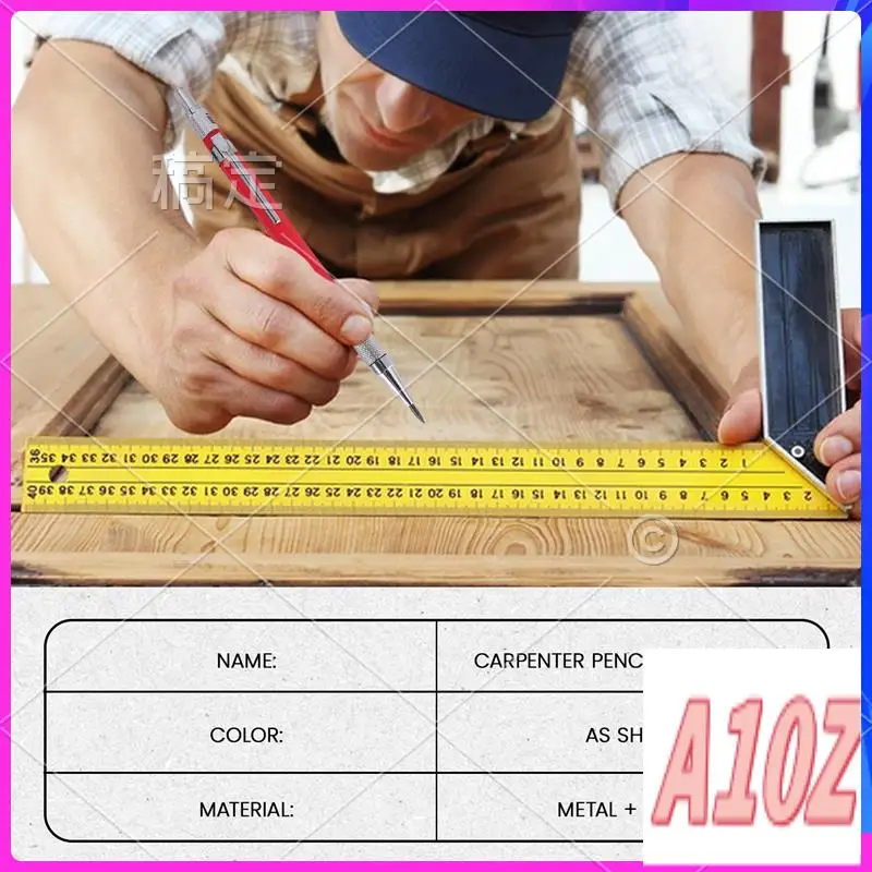 0Z-2 Soldering Pens With 48 Refills Mechanical Pencil Metal Welding Markers For Pipe Welder Structure Woodworking
