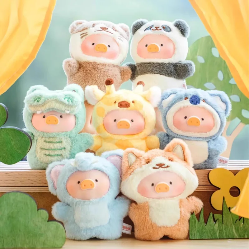 

TOYZEROPLUS Canned LuLu Pig Animal Party Forest Theater Blind Box Finger Doll Pendant Collect Mystery Box Birthday Gift