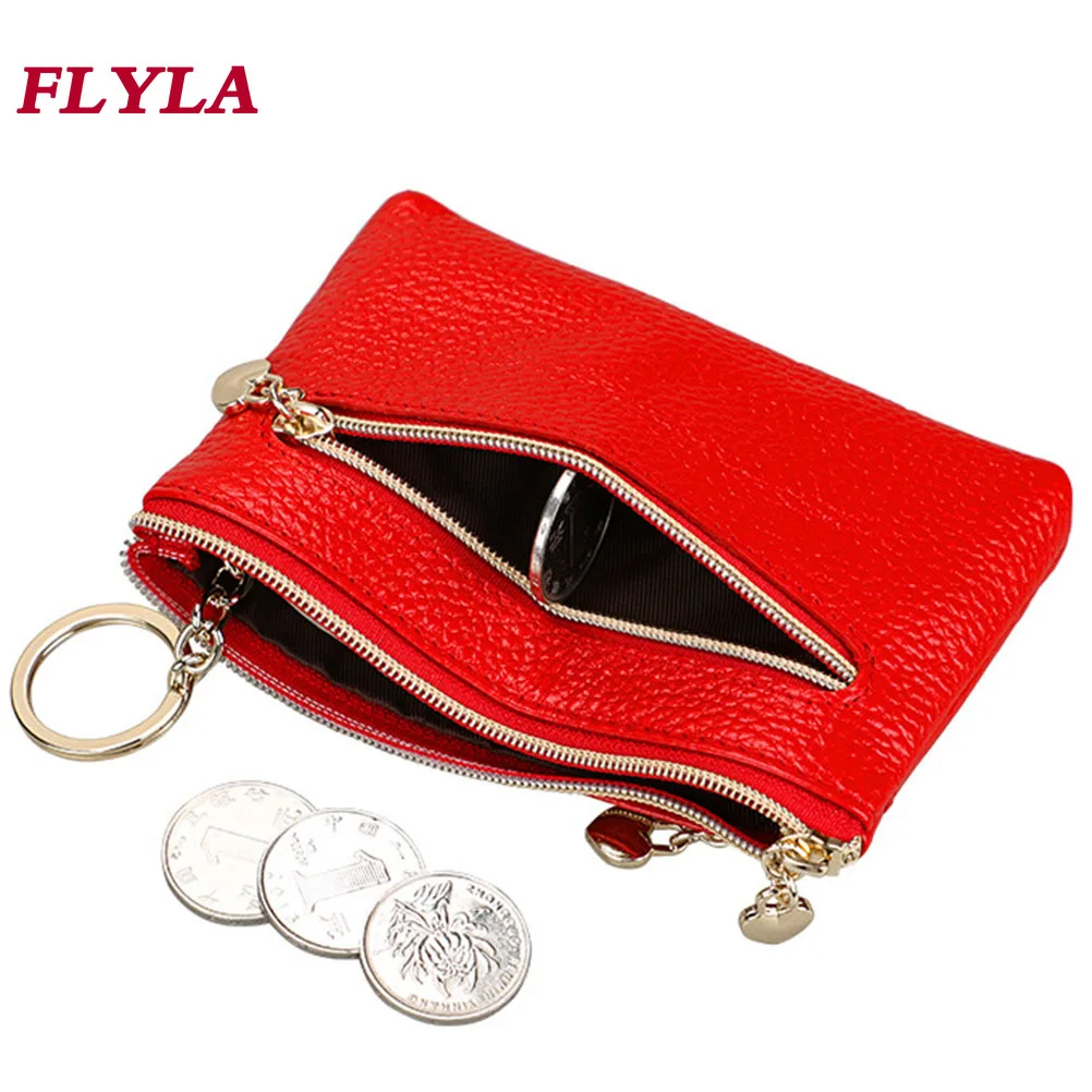 

Fructose Color Coin Purse Leather women Small Purse Personalized Zipper small bag kid purses